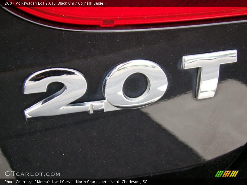 Black Uni / Cornsilk Beige 2007 Volkswagen Eos 2.0T