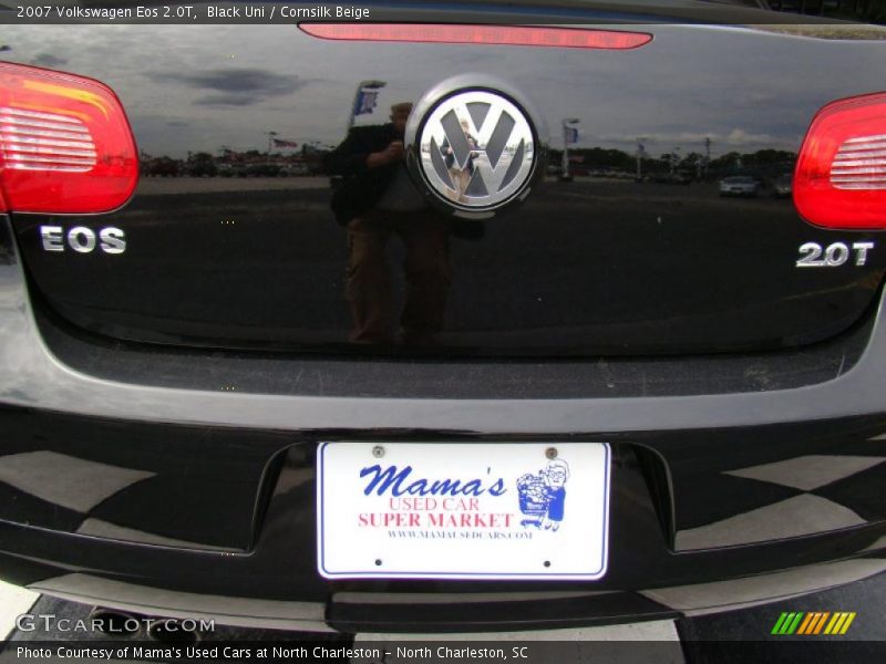 Black Uni / Cornsilk Beige 2007 Volkswagen Eos 2.0T