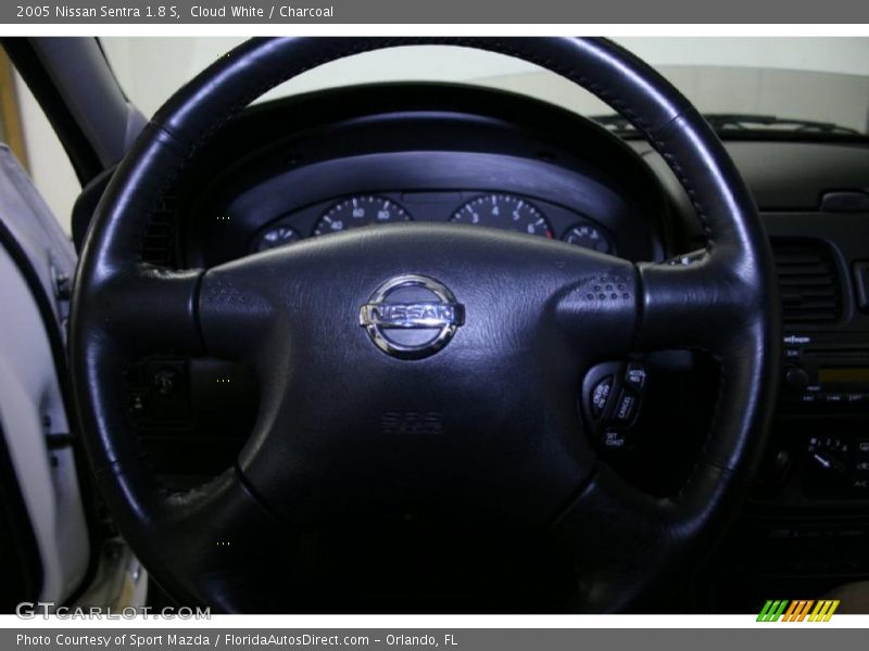 Cloud White / Charcoal 2005 Nissan Sentra 1.8 S
