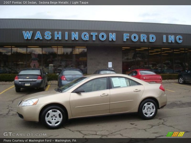 Sedona Beige Metallic / Light Taupe 2007 Pontiac G6 Sedan