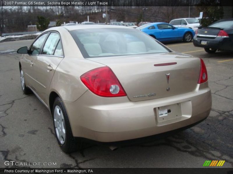 Sedona Beige Metallic / Light Taupe 2007 Pontiac G6 Sedan