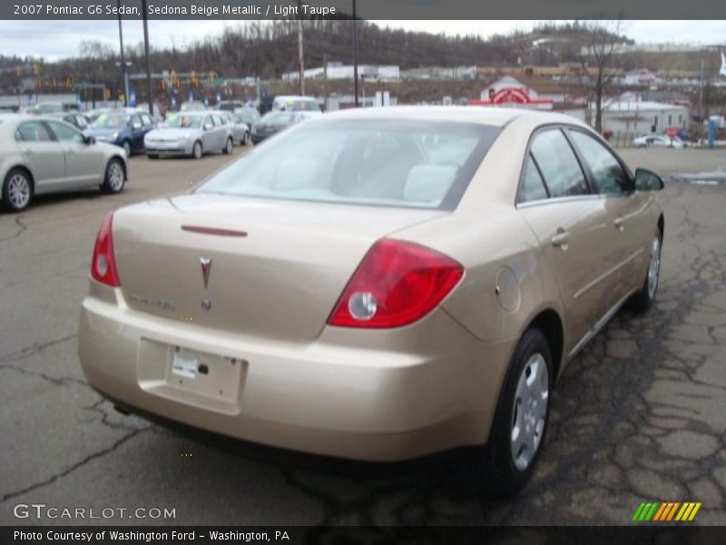 Sedona Beige Metallic / Light Taupe 2007 Pontiac G6 Sedan