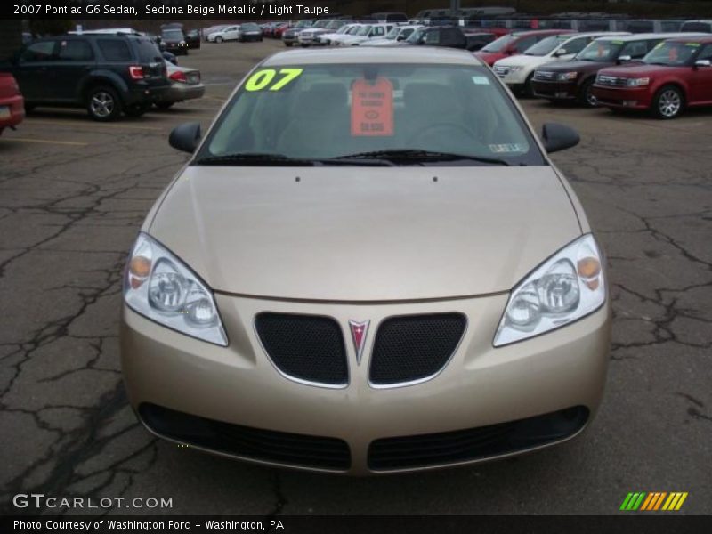 Sedona Beige Metallic / Light Taupe 2007 Pontiac G6 Sedan