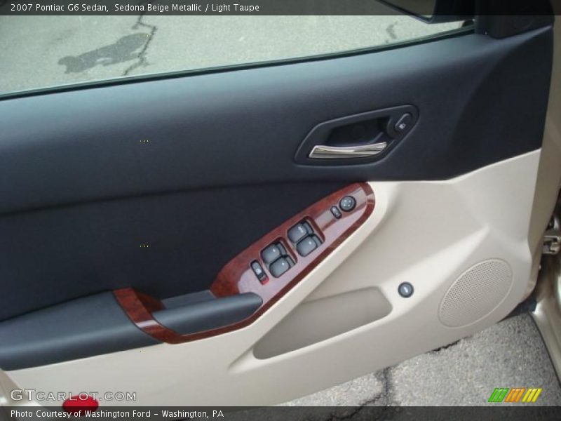 Sedona Beige Metallic / Light Taupe 2007 Pontiac G6 Sedan