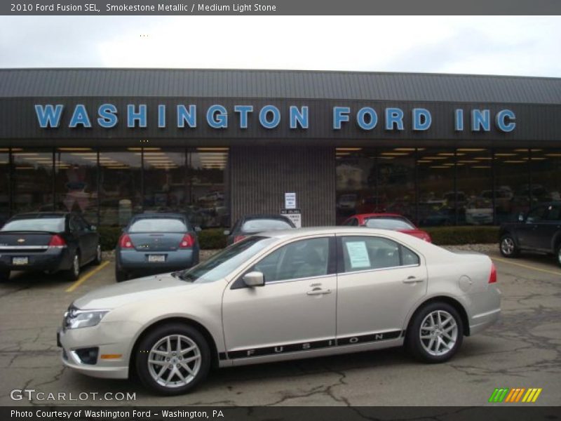Smokestone Metallic / Medium Light Stone 2010 Ford Fusion SEL