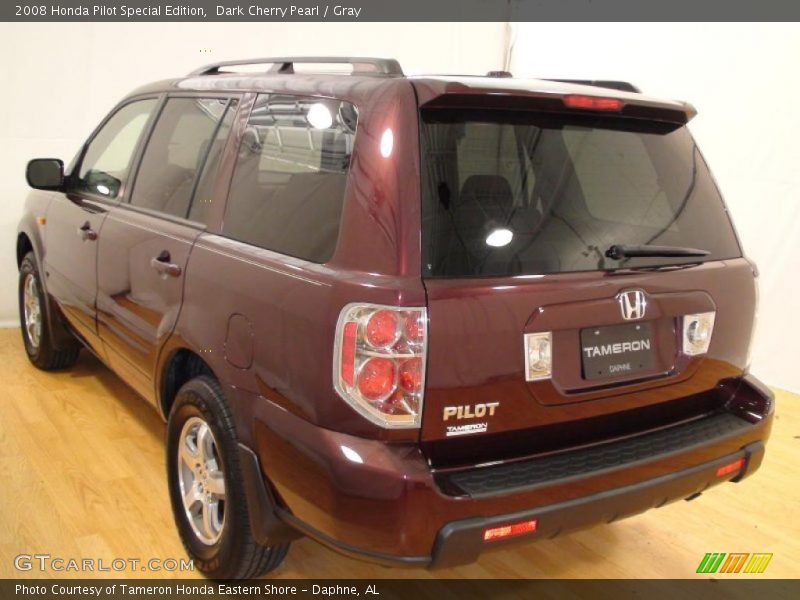 Dark Cherry Pearl / Gray 2008 Honda Pilot Special Edition