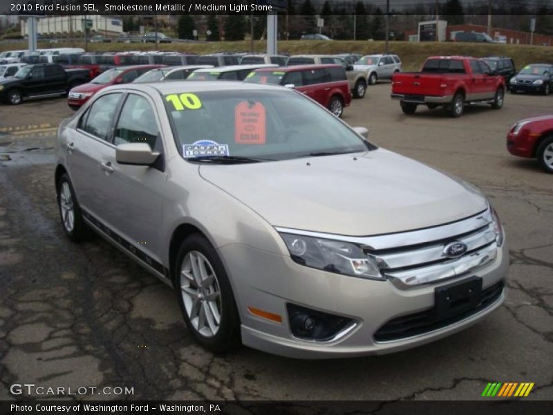Smokestone Metallic / Medium Light Stone 2010 Ford Fusion SEL