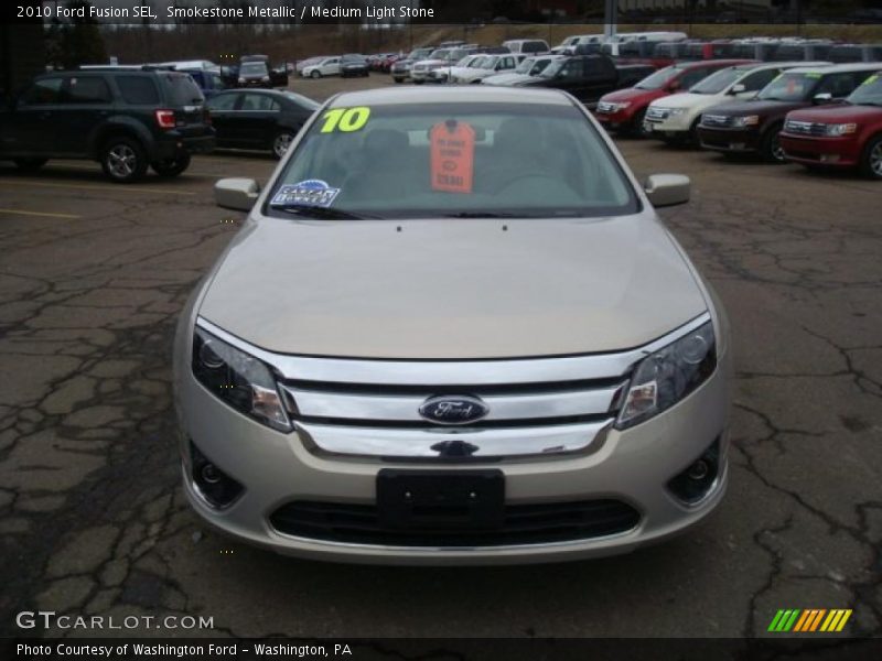 Smokestone Metallic / Medium Light Stone 2010 Ford Fusion SEL