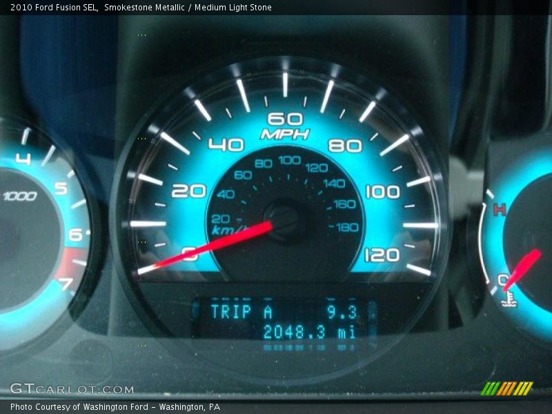 Smokestone Metallic / Medium Light Stone 2010 Ford Fusion SEL