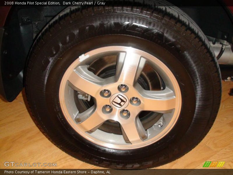 Dark Cherry Pearl / Gray 2008 Honda Pilot Special Edition