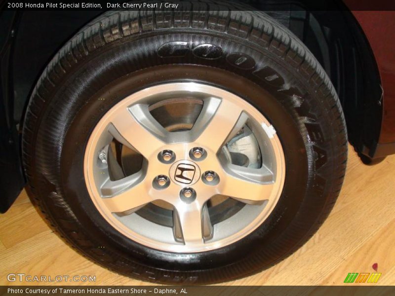 Dark Cherry Pearl / Gray 2008 Honda Pilot Special Edition