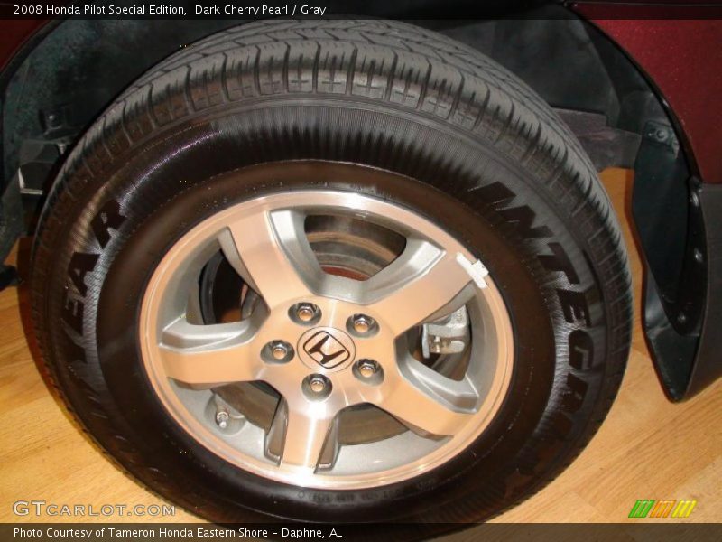 Dark Cherry Pearl / Gray 2008 Honda Pilot Special Edition