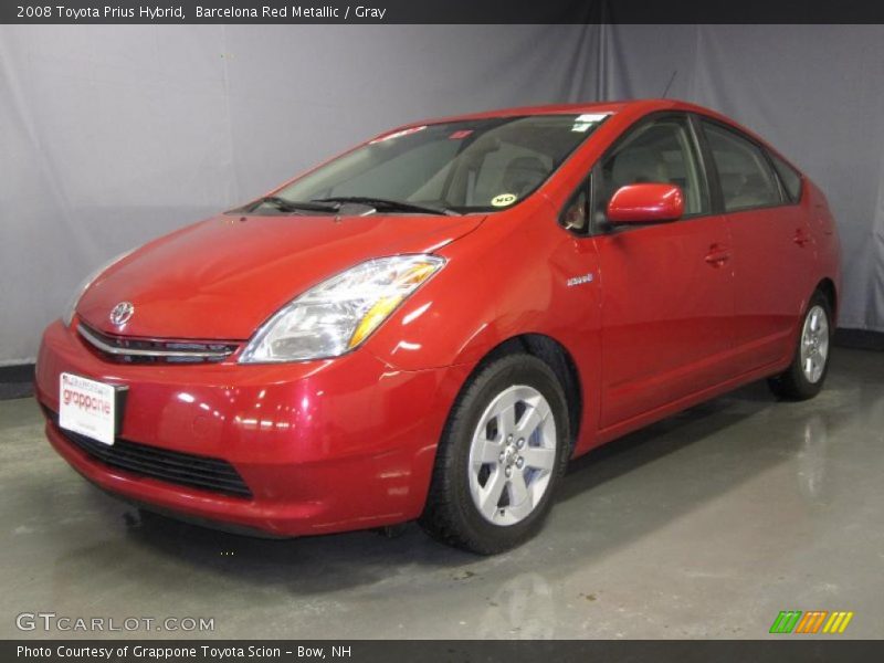 Barcelona Red Metallic / Gray 2008 Toyota Prius Hybrid