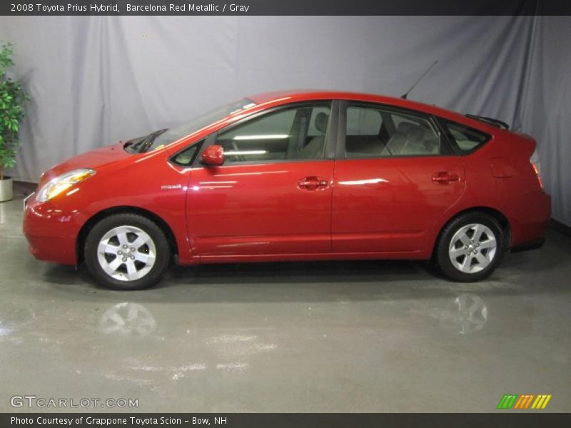 Barcelona Red Metallic / Gray 2008 Toyota Prius Hybrid