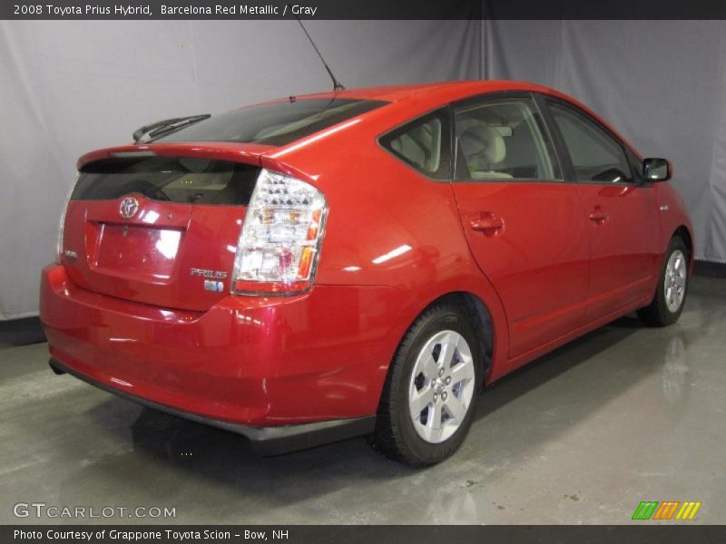 Barcelona Red Metallic / Gray 2008 Toyota Prius Hybrid