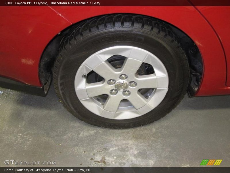 Barcelona Red Metallic / Gray 2008 Toyota Prius Hybrid