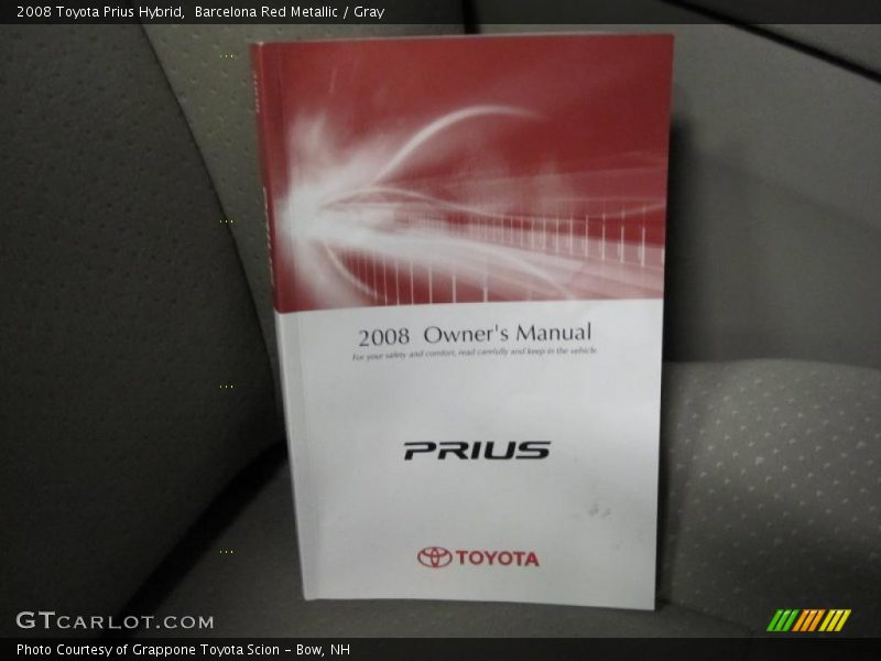 Barcelona Red Metallic / Gray 2008 Toyota Prius Hybrid