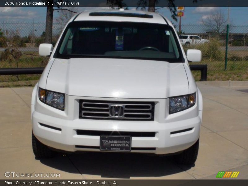 White / Olive 2006 Honda Ridgeline RTL