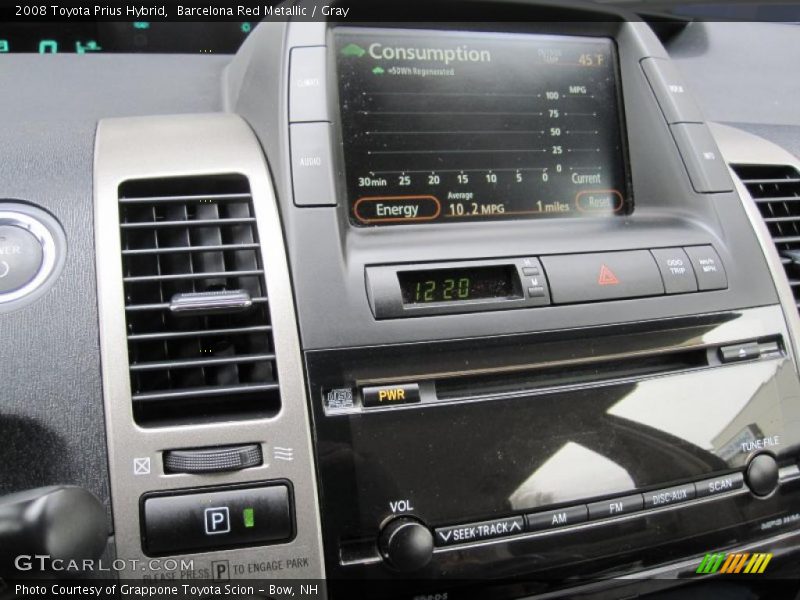 Barcelona Red Metallic / Gray 2008 Toyota Prius Hybrid