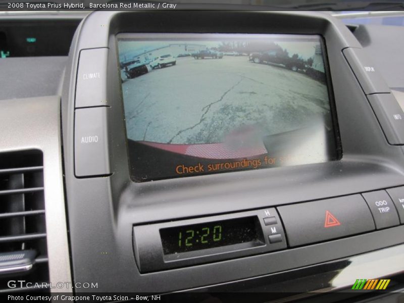 Barcelona Red Metallic / Gray 2008 Toyota Prius Hybrid