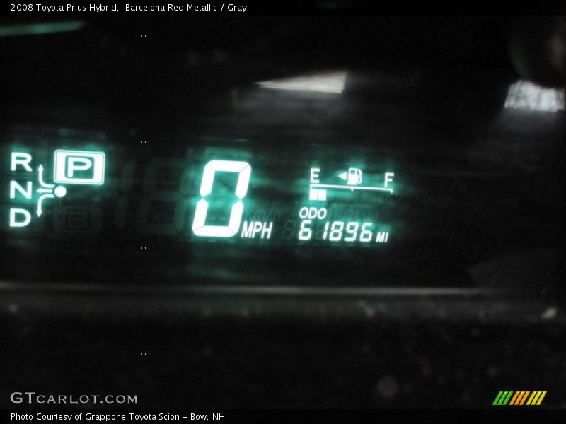 Barcelona Red Metallic / Gray 2008 Toyota Prius Hybrid
