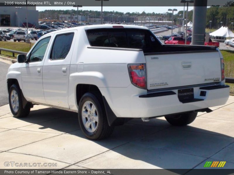 White / Olive 2006 Honda Ridgeline RTL
