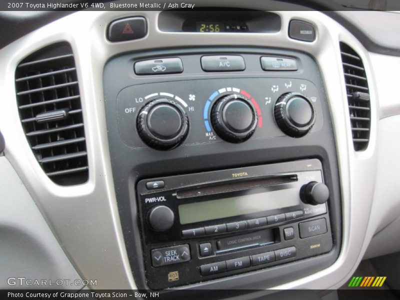 Bluestone Metallic / Ash Gray 2007 Toyota Highlander V6 4WD