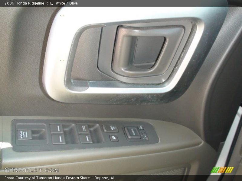 White / Olive 2006 Honda Ridgeline RTL