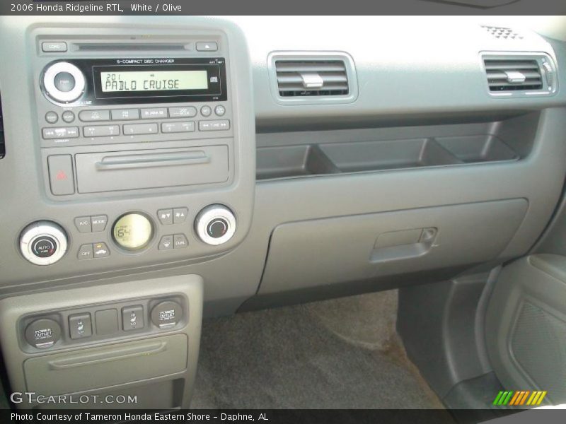 White / Olive 2006 Honda Ridgeline RTL