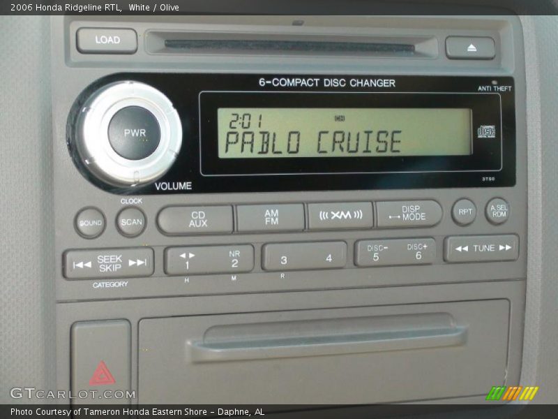 White / Olive 2006 Honda Ridgeline RTL