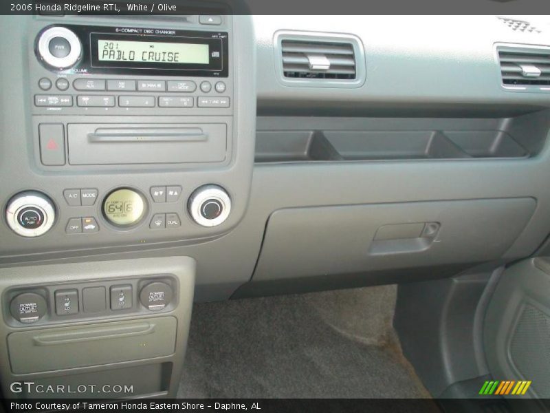 White / Olive 2006 Honda Ridgeline RTL