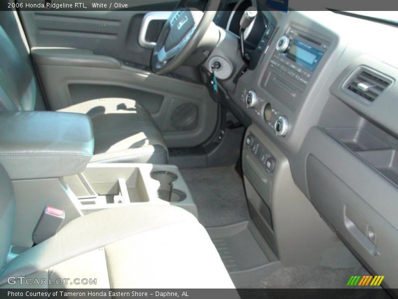 White / Olive 2006 Honda Ridgeline RTL