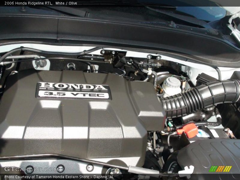 White / Olive 2006 Honda Ridgeline RTL