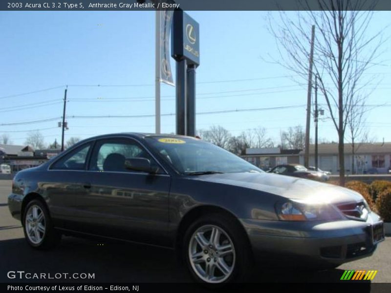 Anthracite Gray Metallic / Ebony 2003 Acura CL 3.2 Type S