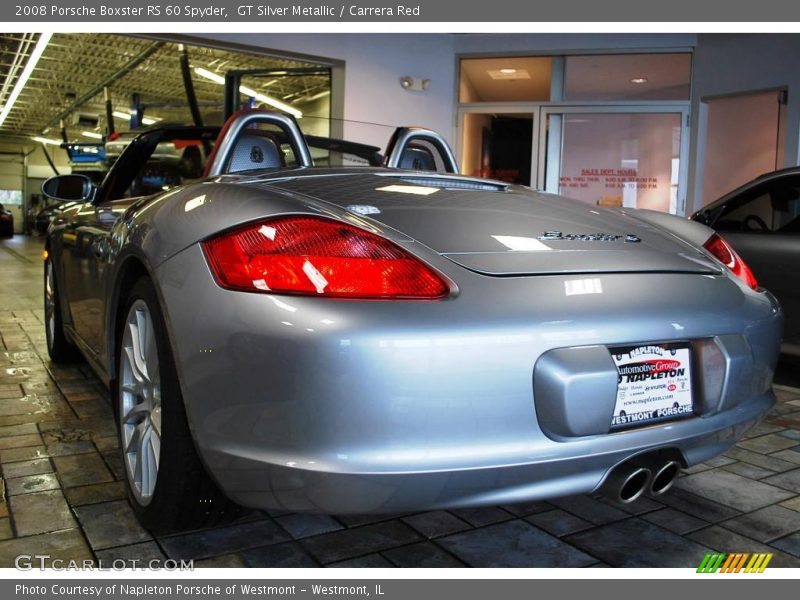 GT Silver Metallic / Carrera Red 2008 Porsche Boxster RS 60 Spyder