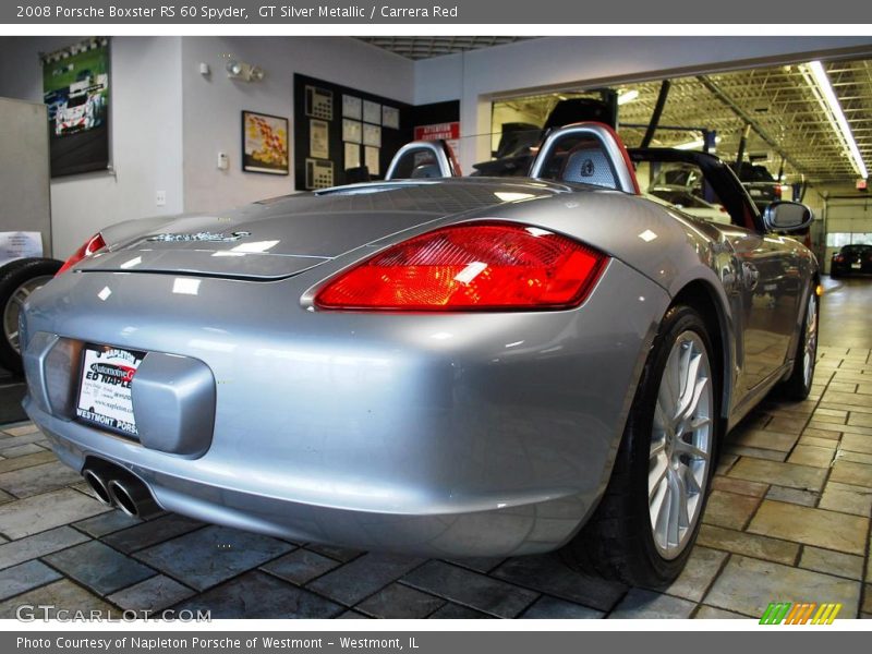 GT Silver Metallic / Carrera Red 2008 Porsche Boxster RS 60 Spyder