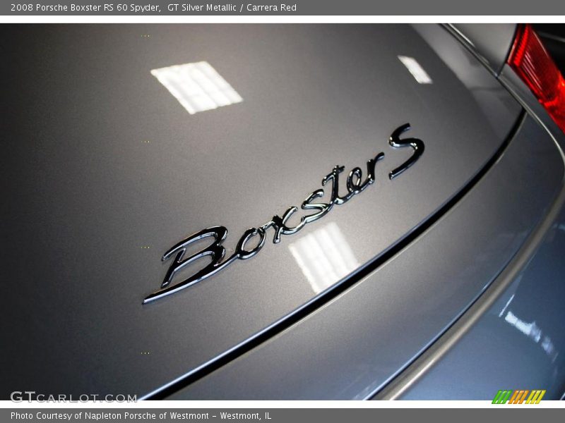 GT Silver Metallic / Carrera Red 2008 Porsche Boxster RS 60 Spyder