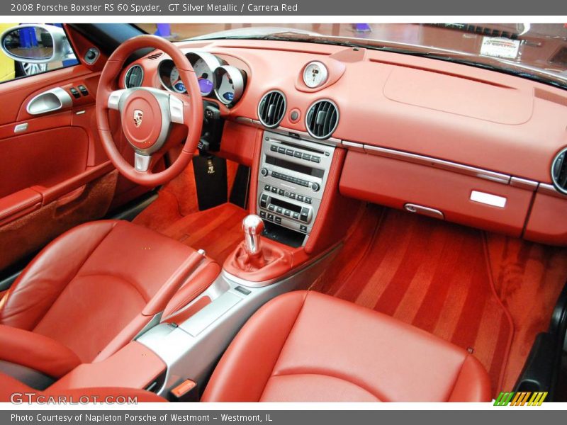GT Silver Metallic / Carrera Red 2008 Porsche Boxster RS 60 Spyder