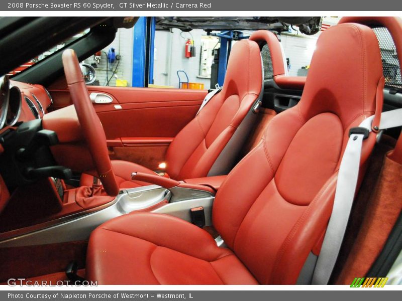 GT Silver Metallic / Carrera Red 2008 Porsche Boxster RS 60 Spyder