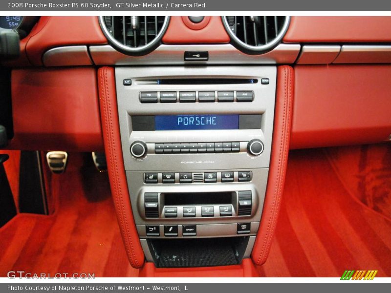 GT Silver Metallic / Carrera Red 2008 Porsche Boxster RS 60 Spyder