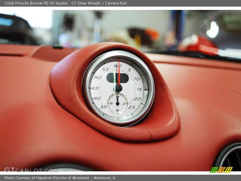GT Silver Metallic / Carrera Red 2008 Porsche Boxster RS 60 Spyder
