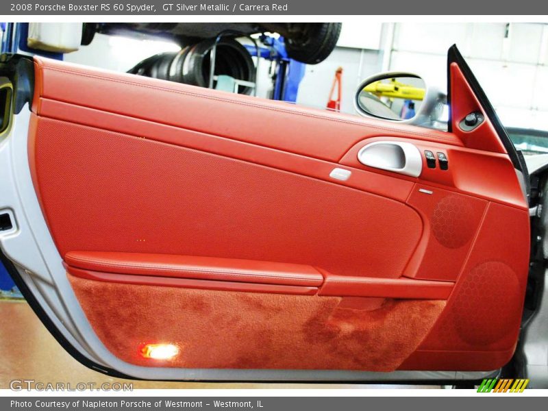 GT Silver Metallic / Carrera Red 2008 Porsche Boxster RS 60 Spyder