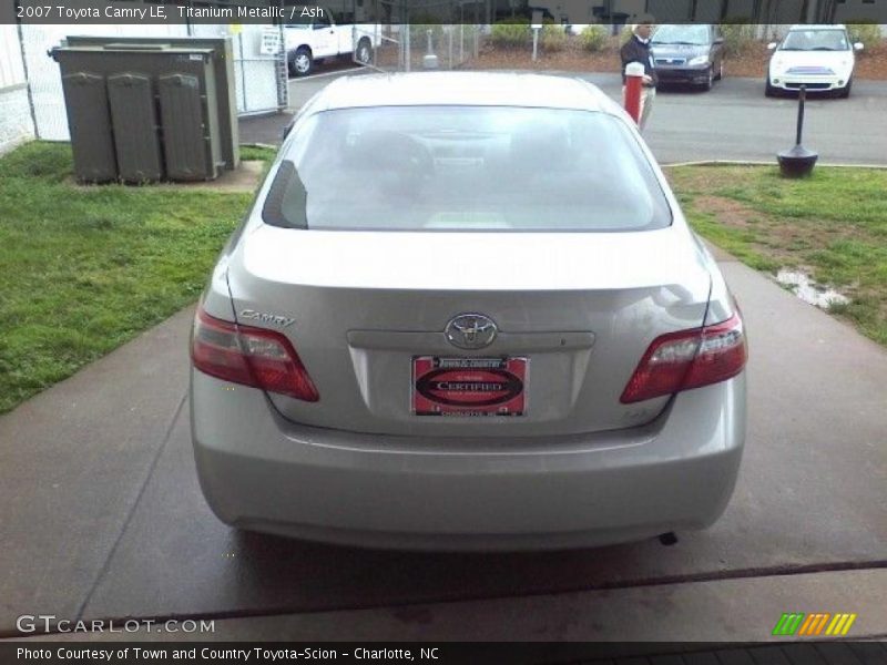 Titanium Metallic / Ash 2007 Toyota Camry LE