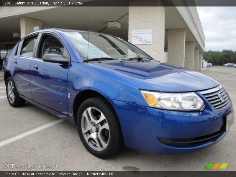Pacific Blue / Gray 2005 Saturn ION 2 Sedan