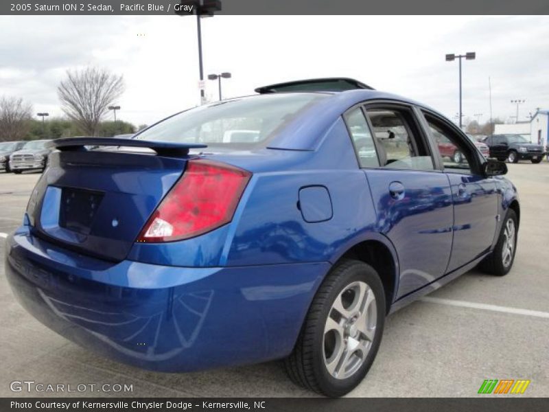 Pacific Blue / Gray 2005 Saturn ION 2 Sedan