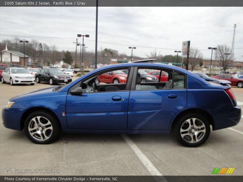 Pacific Blue / Gray 2005 Saturn ION 2 Sedan