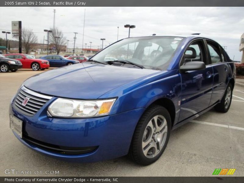 Pacific Blue / Gray 2005 Saturn ION 2 Sedan