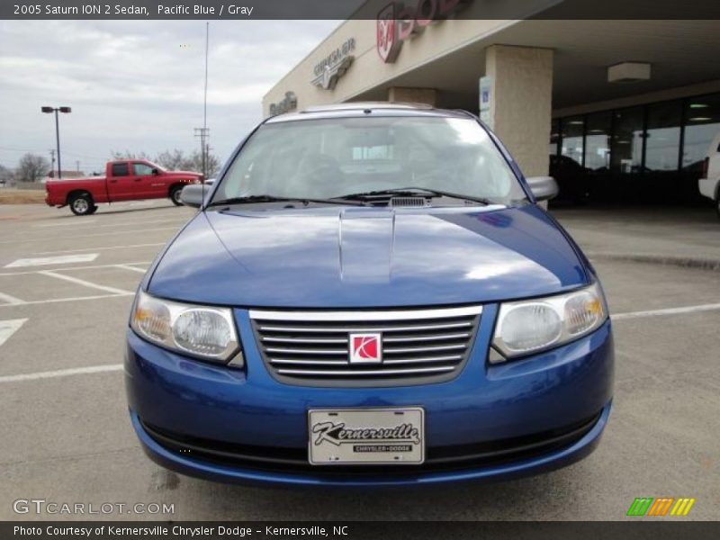 Pacific Blue / Gray 2005 Saturn ION 2 Sedan