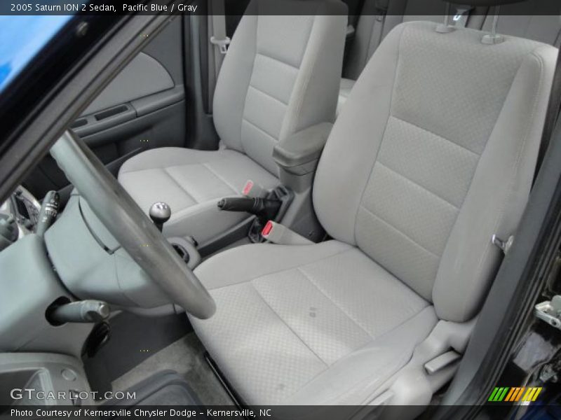 Pacific Blue / Gray 2005 Saturn ION 2 Sedan