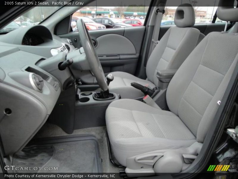 Pacific Blue / Gray 2005 Saturn ION 2 Sedan